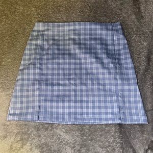 plaid skirt